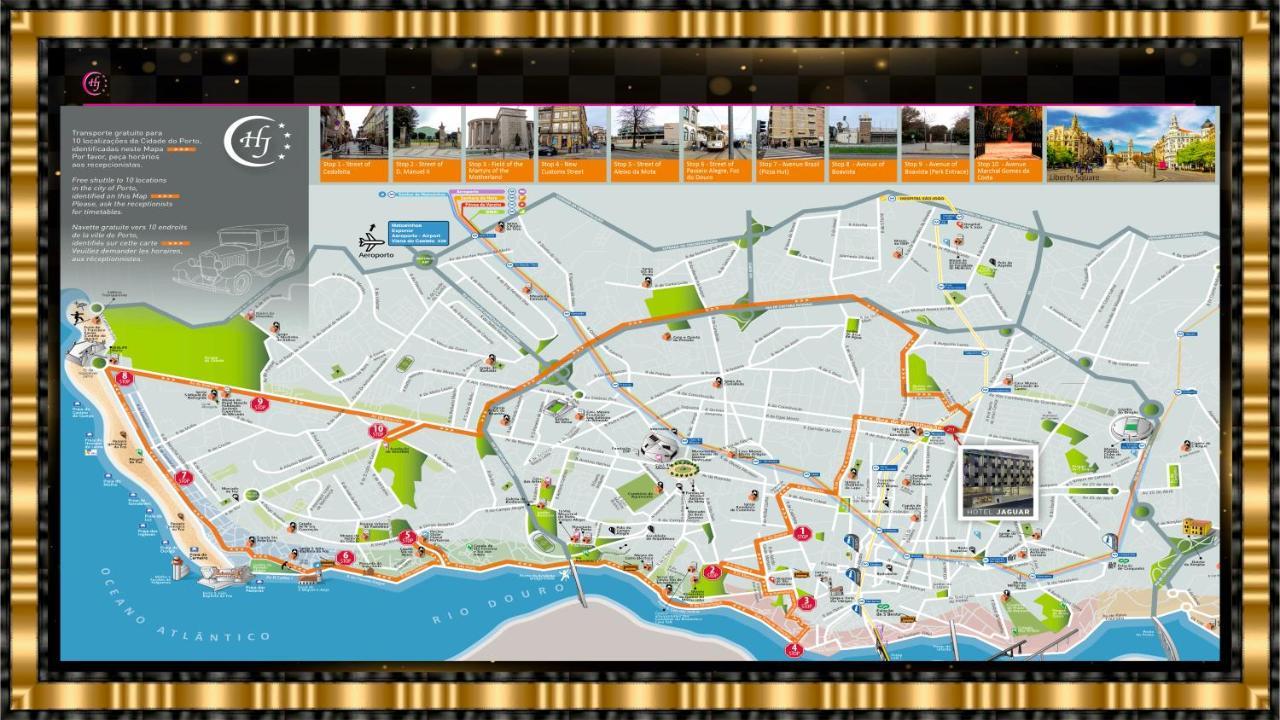 Hotel Jaguar Oporto - Airport To Hotel And City Center And Vice-Versa Is A Free And Continuous Shuttle Service From 7Am To 8Pm Экстерьер фото